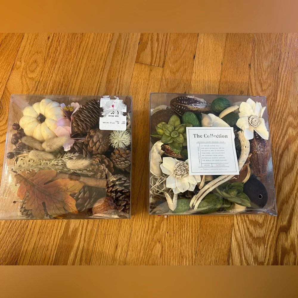 Fall harvest holiday dried flowers pumpkin leaves etc